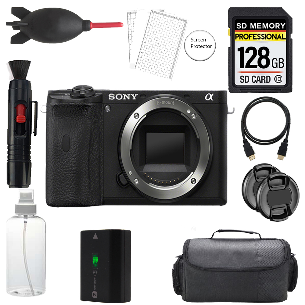 a6600 Mirrorless Camera + 128GB + Bag + Screen Protector - Basic Kit *FREE SHIPPING*