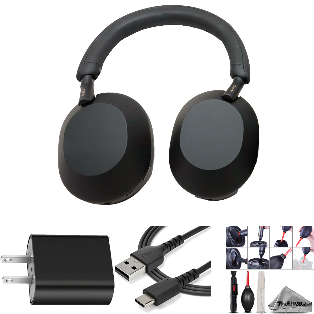 WH-1000XM5 Wireless Noise-Canceling Over-Ear Headphones (Black) - Basic Kit *FREE SHIPPING*