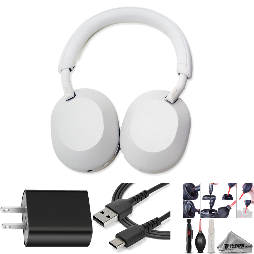 WH-1000XM5 Wireless Noise-Canceling Over-Ear Headphones (Silver) - Basic Kit *FREE SHIPPING*