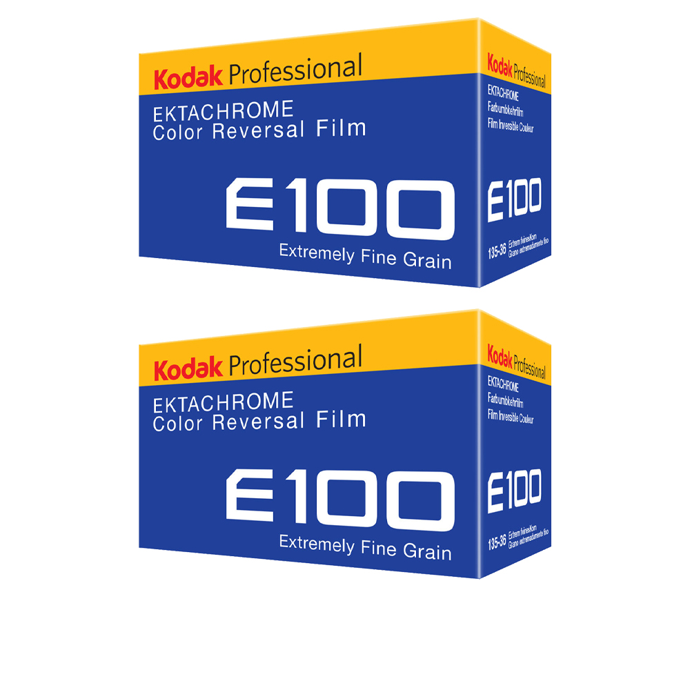 2 of Kodak Ektachrome E100 Color Transparency Film (35mm Roll Film,36 Exposures) *FREE SHIPPING*