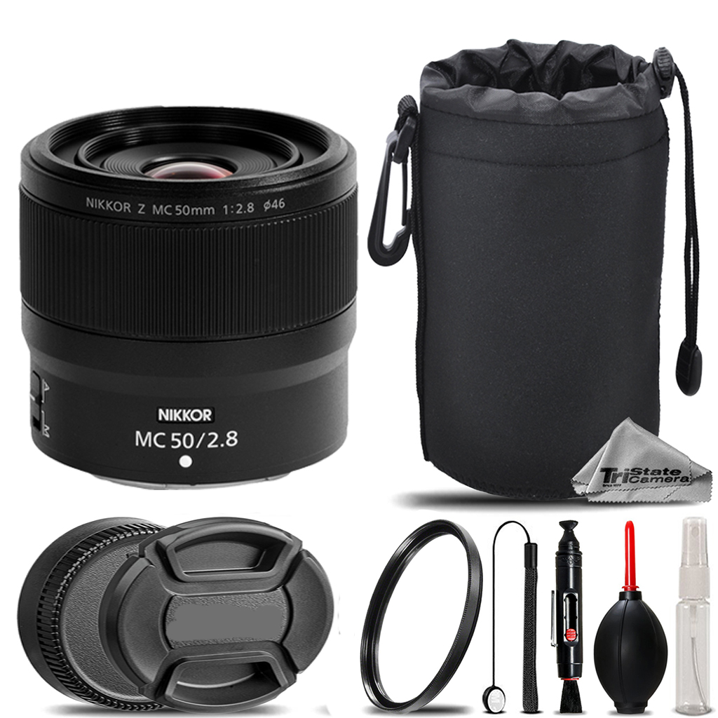 Z MC 50mm Macro Lens + UV Filter +  Hood + Lens Pouch - Basic Kit *FREE SHIPPING*