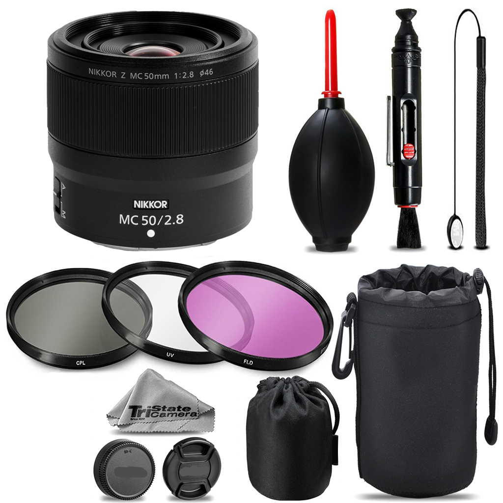 Z MC 50mm Macro Lens + UV + FLD + CPL + Blower Brush + Lens Pen *FREE SHIPPING*