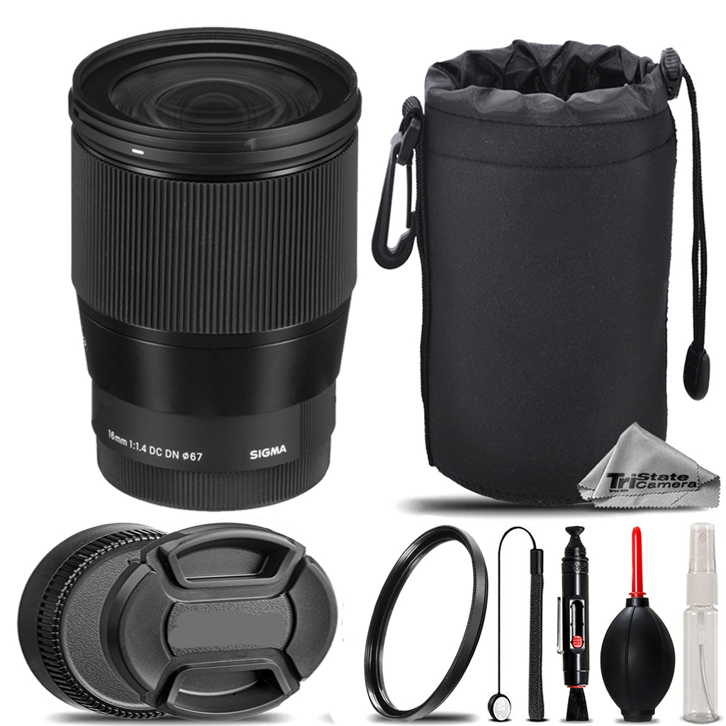 30mm f/1.4 DC DN Lens for Sony E + UV Filter + Hood + Lens Pouch - Basic Kit *FREE SHIPPING*