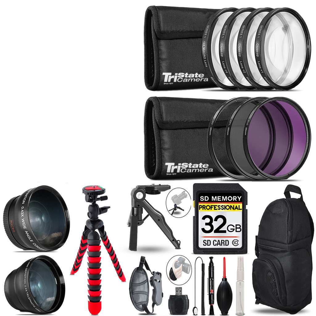 FE 16- 35mm f/2.8 GM Lens - 3 Lens Kit + Tripod + Backpack - 32GB Kit *FREE SHIPPING*
