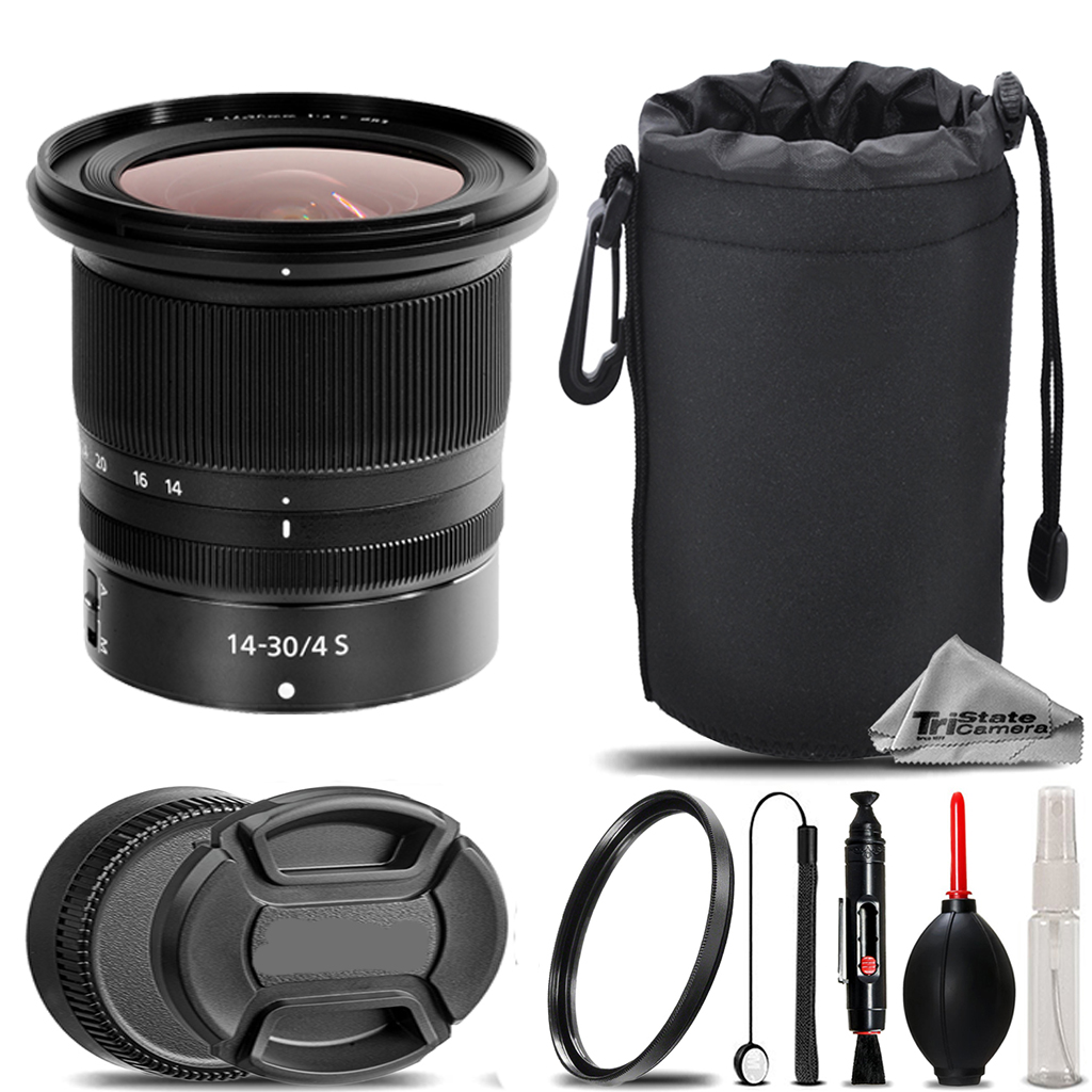 NIKKOR Z 14- 30mm S Lens + UV Filter +  Hood + Lens Pouch - Basic Kit *FREE SHIPPING*