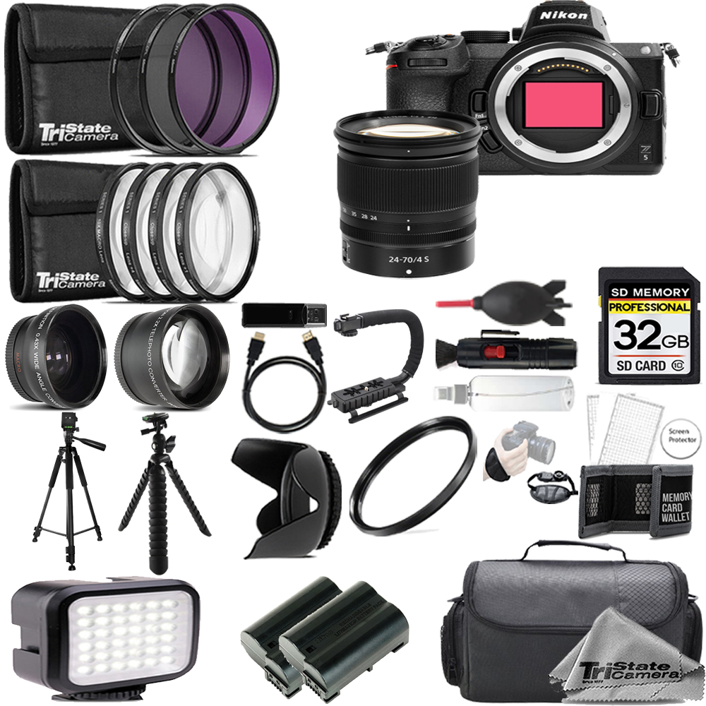 Z5 Camera + 24-70mm Lens + 32GB + Extra Battery + 9 PC Filter - ULTIMATE Kit *FREE SHIPPING*