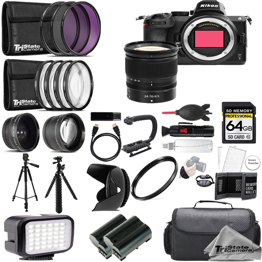 Z5 Camera + 24-70mm Lens + 64GB + Extra Battery + 9 PC Filter - ULTIMATE Kit *FREE SHIPPING*