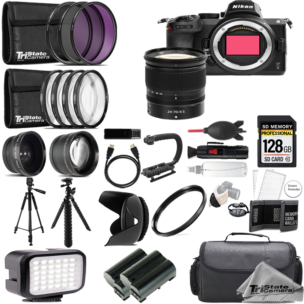 Z5 Camera + 24-70mm Lens + 128GB + Extra Battery + 9 PC Filter - ULTIMATE Kit *FREE SHIPPING*