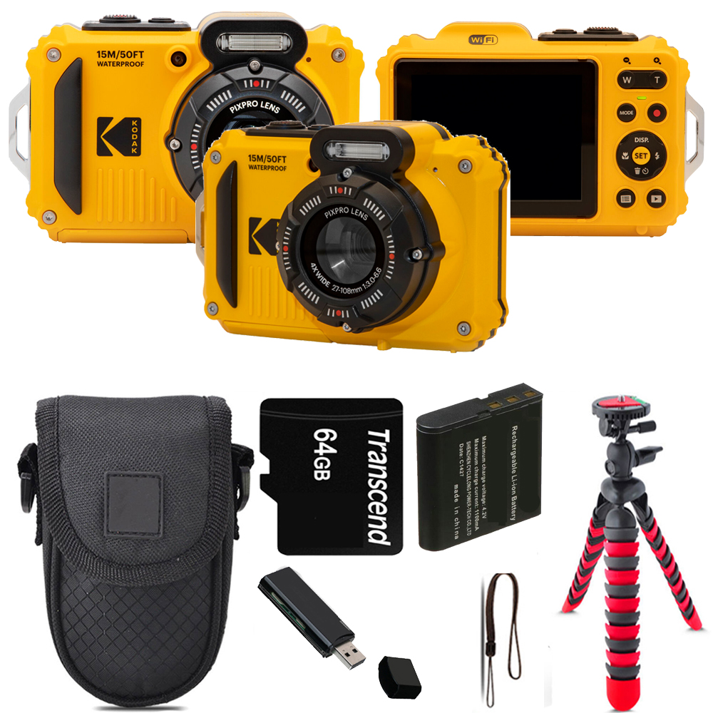 PIXPRO WPZ2 Digital Camera + Tripod + Case - 64GB Kit *FREE SHIPPING*