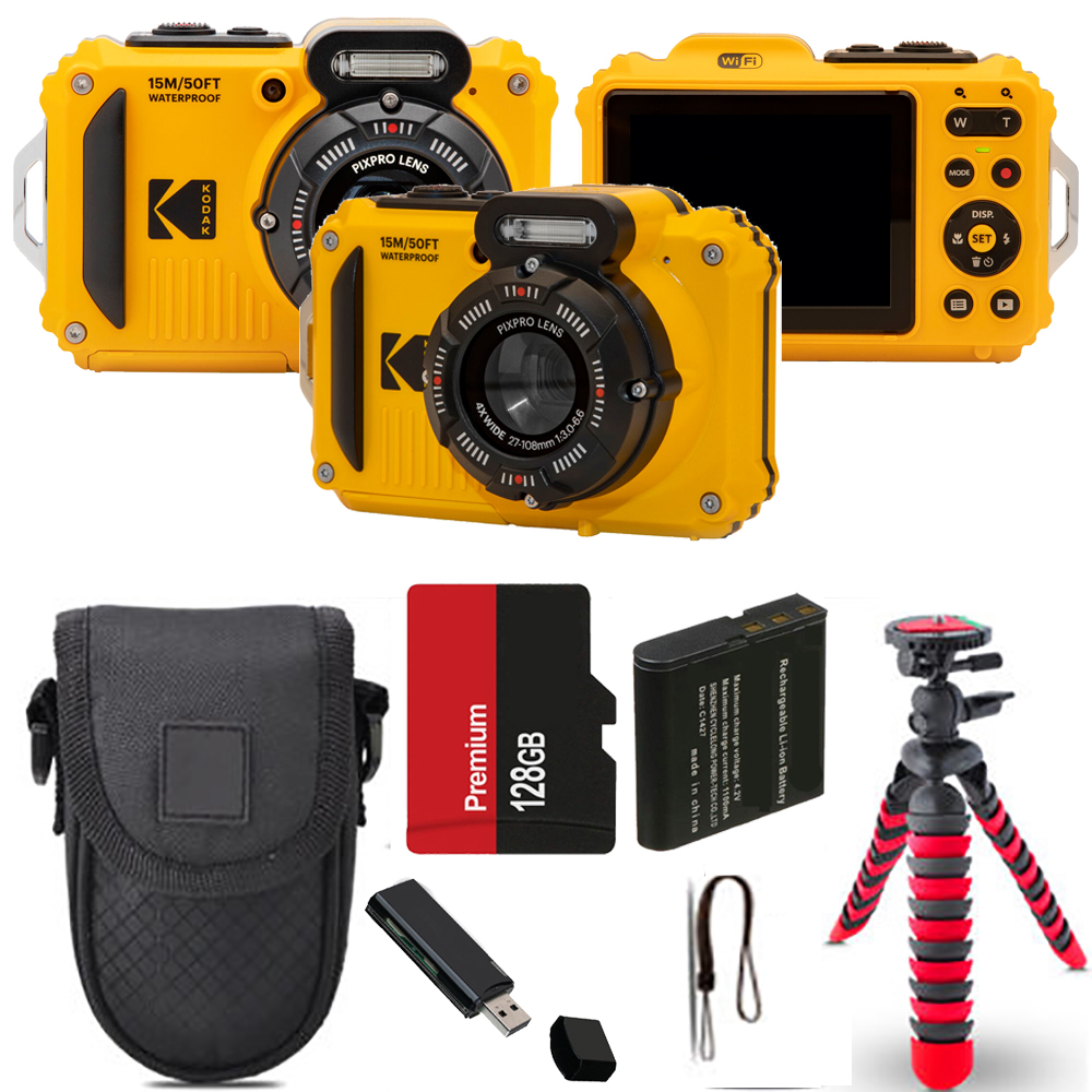 PIXPRO WPZ2 Digital Camera + Spider Tripod + Case - 128GB Kit *FREE SHIPPING*