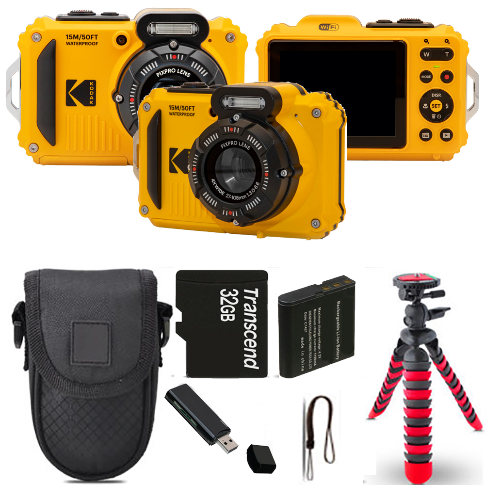 PIXPRO WPZ2 Digital Camera + Spider Tripod + Case - 32GB Kit *FREE SHIPPING*