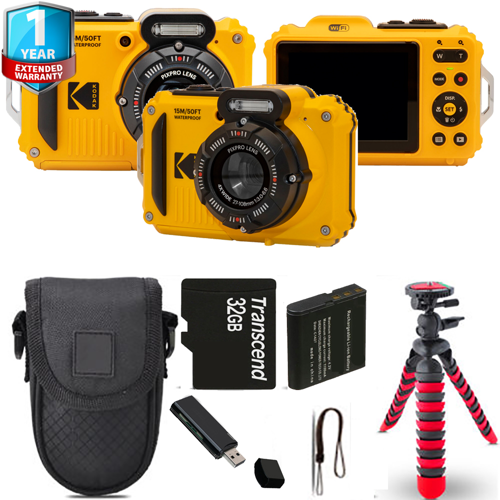 PIXPRO WPZ2 Digital Camera + Tripod + Case + 1 Year Extended Warranty *FREE SHIPPING*