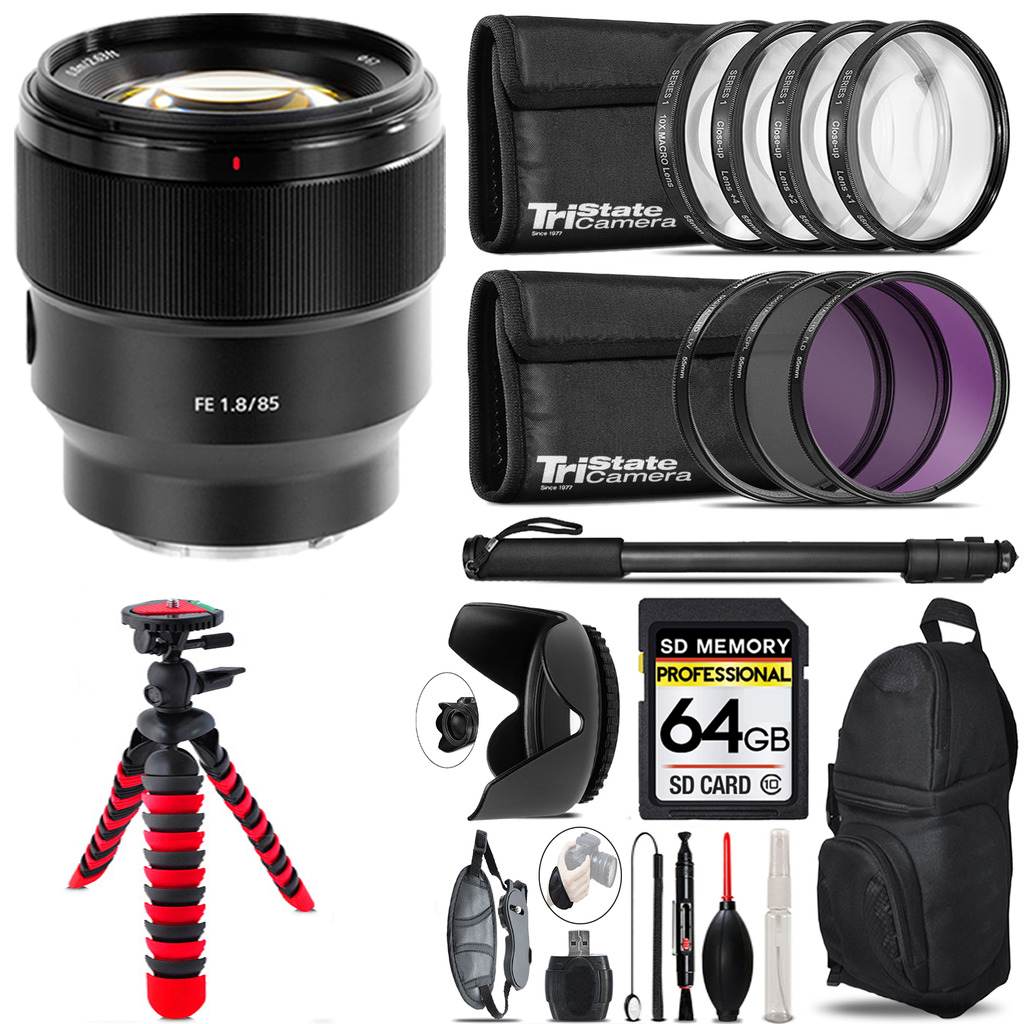 SONY   FE mm f.8 Lens + 7 Piece Filter Set & More   GB Kit