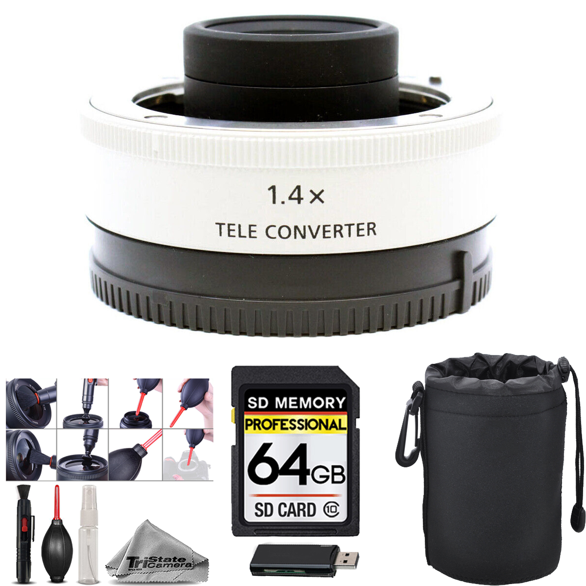 FE 1.4x Teleconverter + Lens Pouch + Cleaning Kit + Card Reader + 64GB *FREE SHIPPING*
