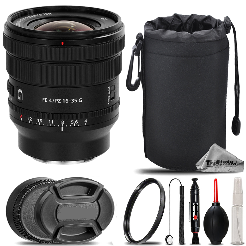 FE PZ 16-35mm f/4 G Lens + UV Filter+ +Hood +Lens Pouch- Basic Kit *FREE SHIPPING*