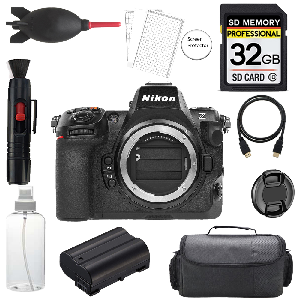 Z8 Mirrorless Camera (Body) 32GB + Bag+ Screen Protector- Basic Kit *FREE SHIPPING*