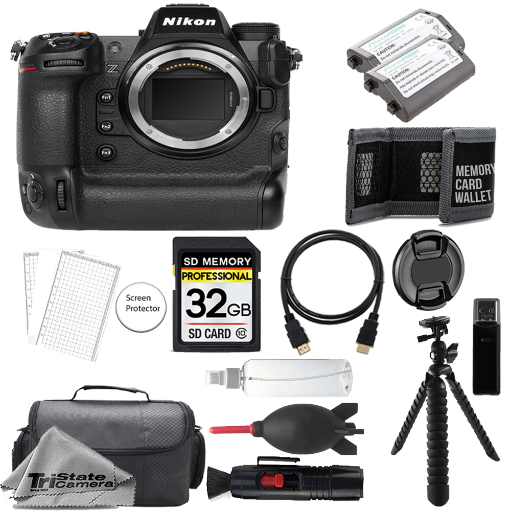 Z9 Mirrorless Camera (Body) 32GB + Extra Battery+ Tripod- Accessory Kit *FREE SHIPPING*
