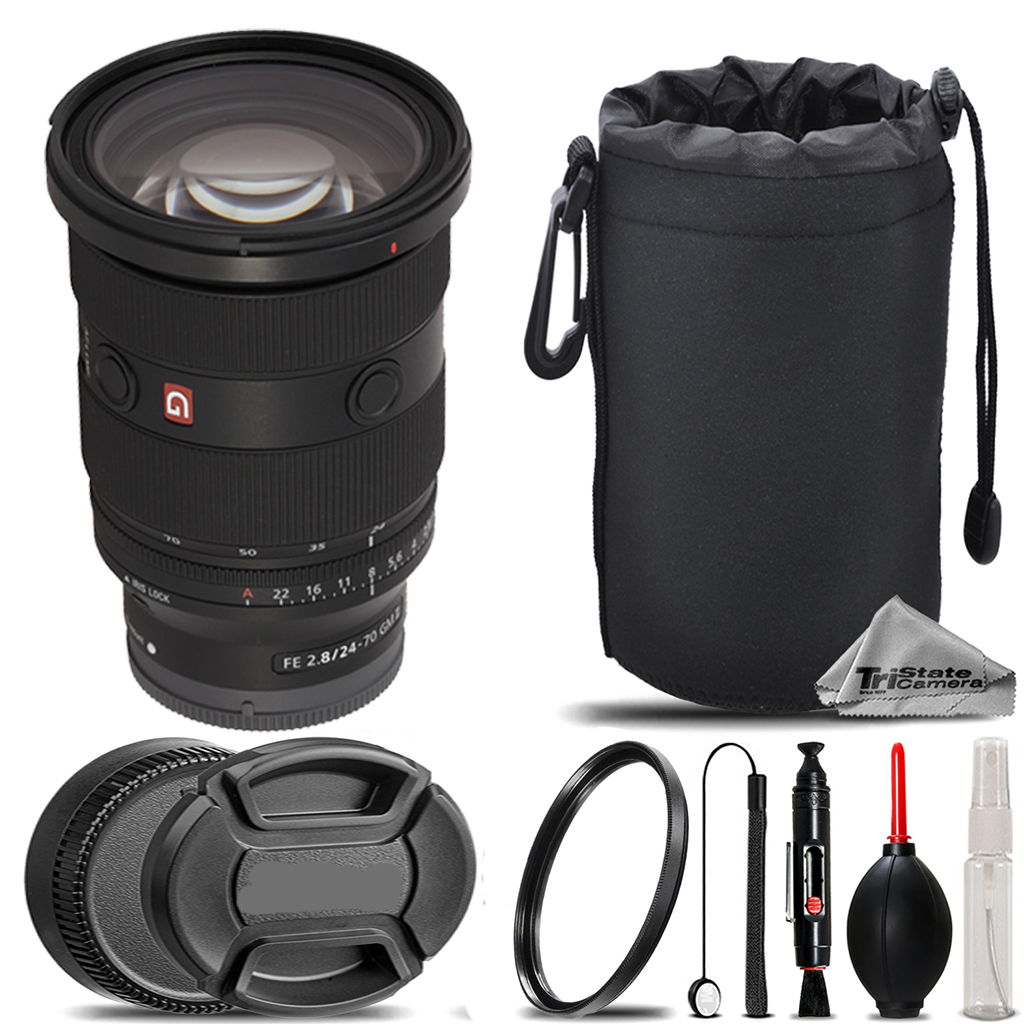 FE 24-70mm f/2.8 GM II Lens + UV Filter+ + Hood + Lens Pouch- Basic Kit *FREE SHIPPING*