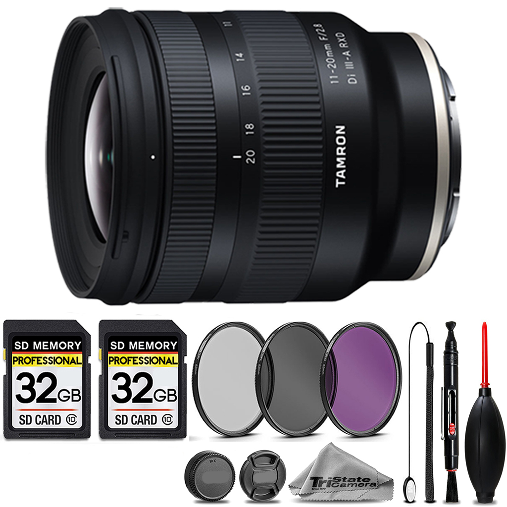 11-20mm f/2.8 III-A RXD Lens for +3PC FILTER+64GB STORAGE BUNDLEKIT *FREE SHIPPING*