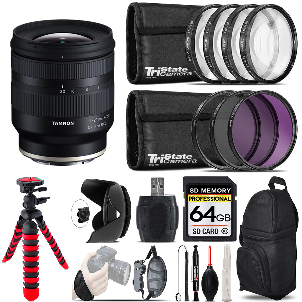 11-20mm f/2.8 III-A RXD Lens for +Macro Filter Kit & More -64GB Kit *FREE SHIPPING*