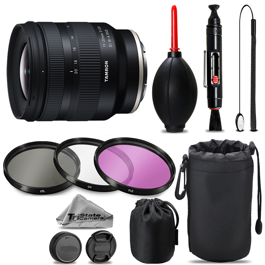 11-20mm f/2.8 Di III-A RXD Lens for +UV +FLD +CPL +Blower Brush- Kit *FREE SHIPPING*