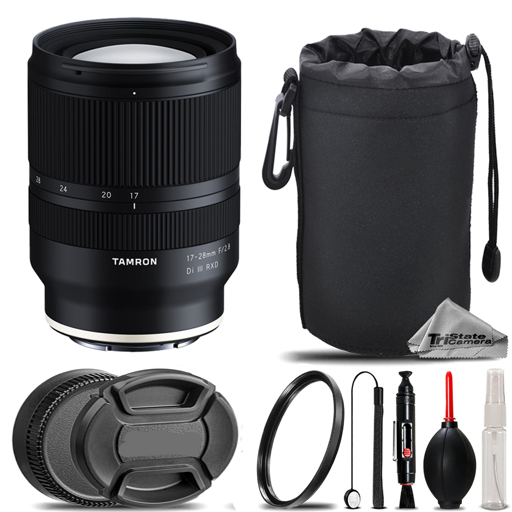 17-28mm f/2.8 Di III RXD Lens for E +UV Filter+ Hood +Lens Pouch-Kit *FREE SHIPPING*