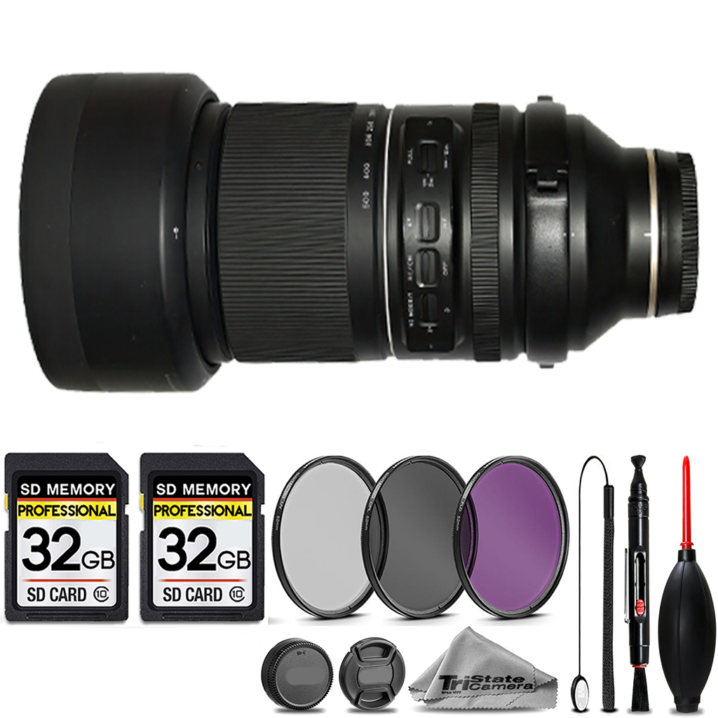 150-500mm f/5-6.7 III VXD Lens for Sony+3PC FILTER+64GB STORAGE BUNDLEKIT *FREE SHIPPING*