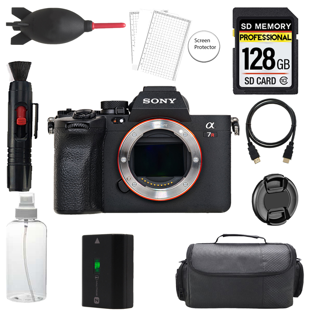 a7R V Mirrorless Camera (Body) + 128GB + Bag+ Screen Protector- Basic Kit *FREE SHIPPING*
