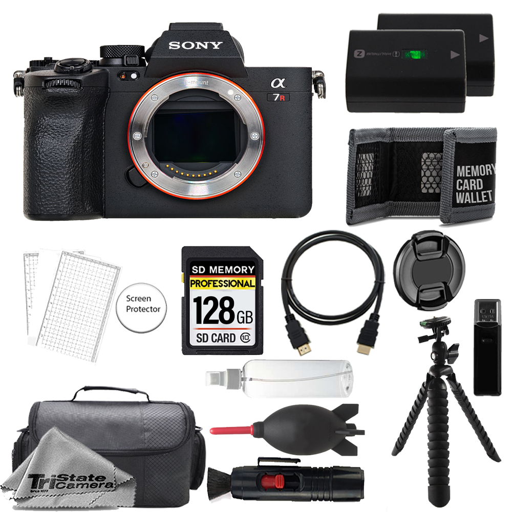 a7R V Mirrorless Camera (Body) + 128GB +Extra Battery+ Tripod-Accessory Kit *FREE SHIPPING*