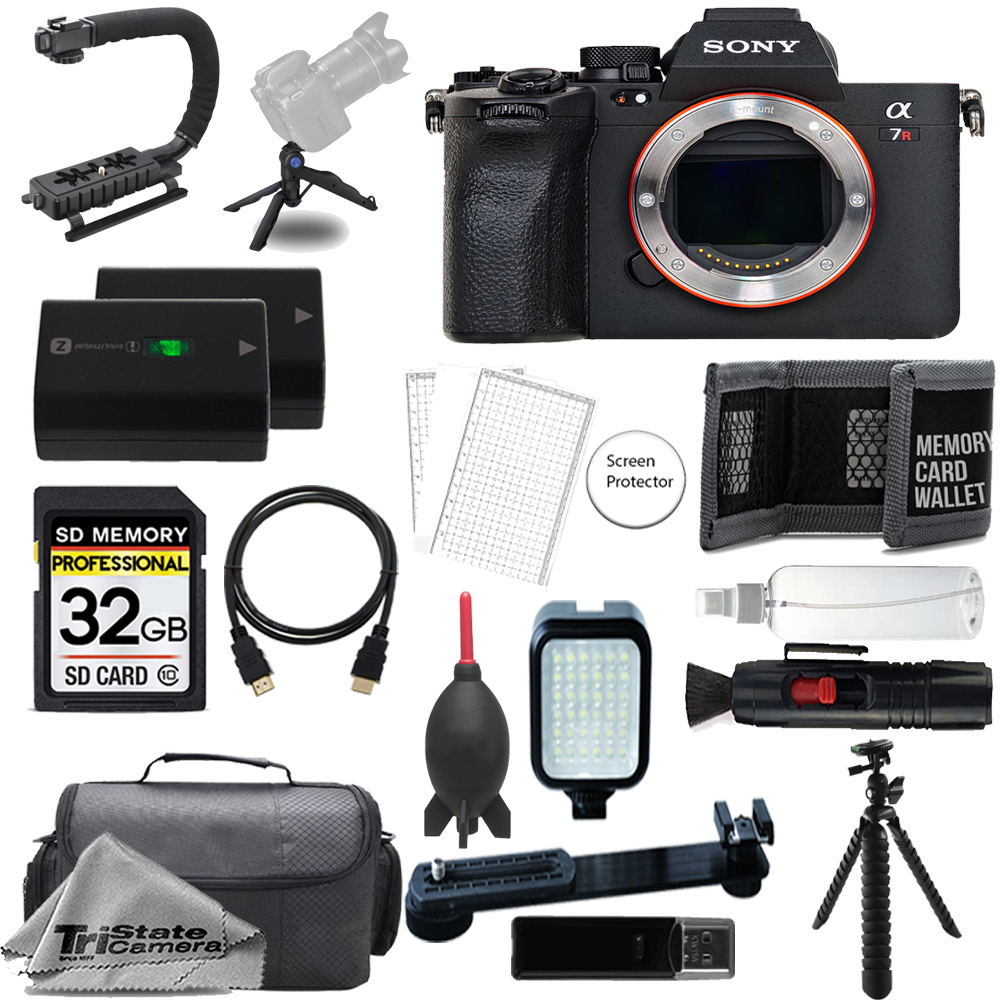 a7R V Mirrorless Camera (Body) +32GB +Extra Battery+LED Flash- ULTIMATE Kit *FREE SHIPPING*