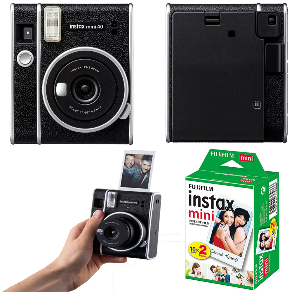 INSTAX MINI 40 Instant Film Camera + Mini Film Kit *FREE SHIPPING*