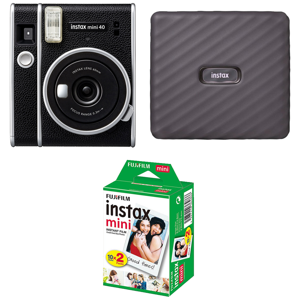 INSTAX MINI 40 Instant Film Camera +  Mini Film Printer Kit - 1 Pack *FREE SHIPPING*