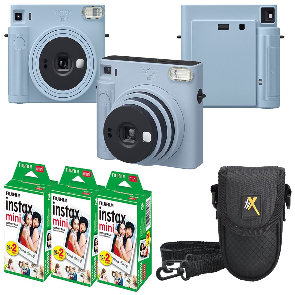 Fujifilm Instax Square SQ1 Instant Camera with Case, Film