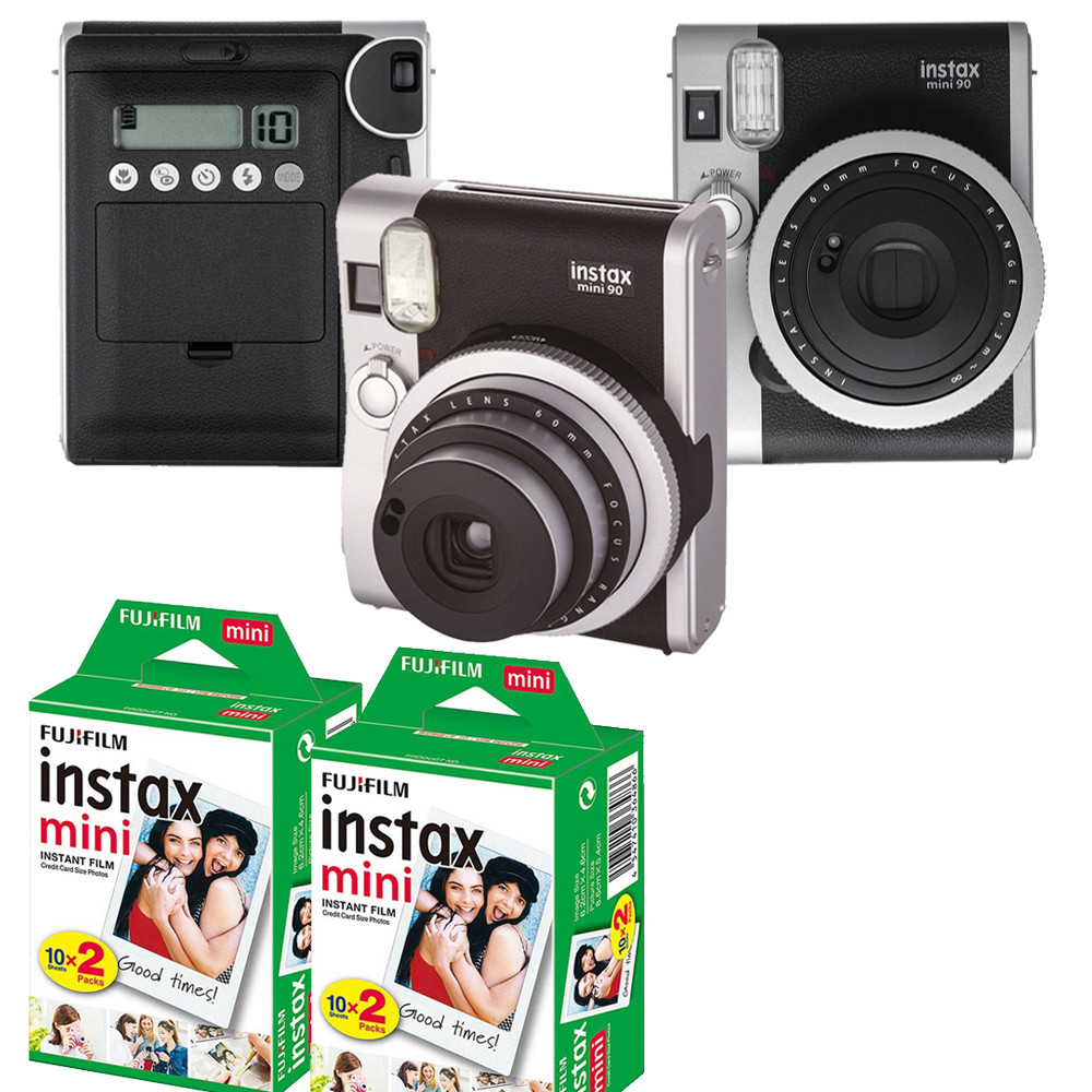 FUJI | INSTAX Mini 90 Neo Classic Instant Camera (Black) +Mini