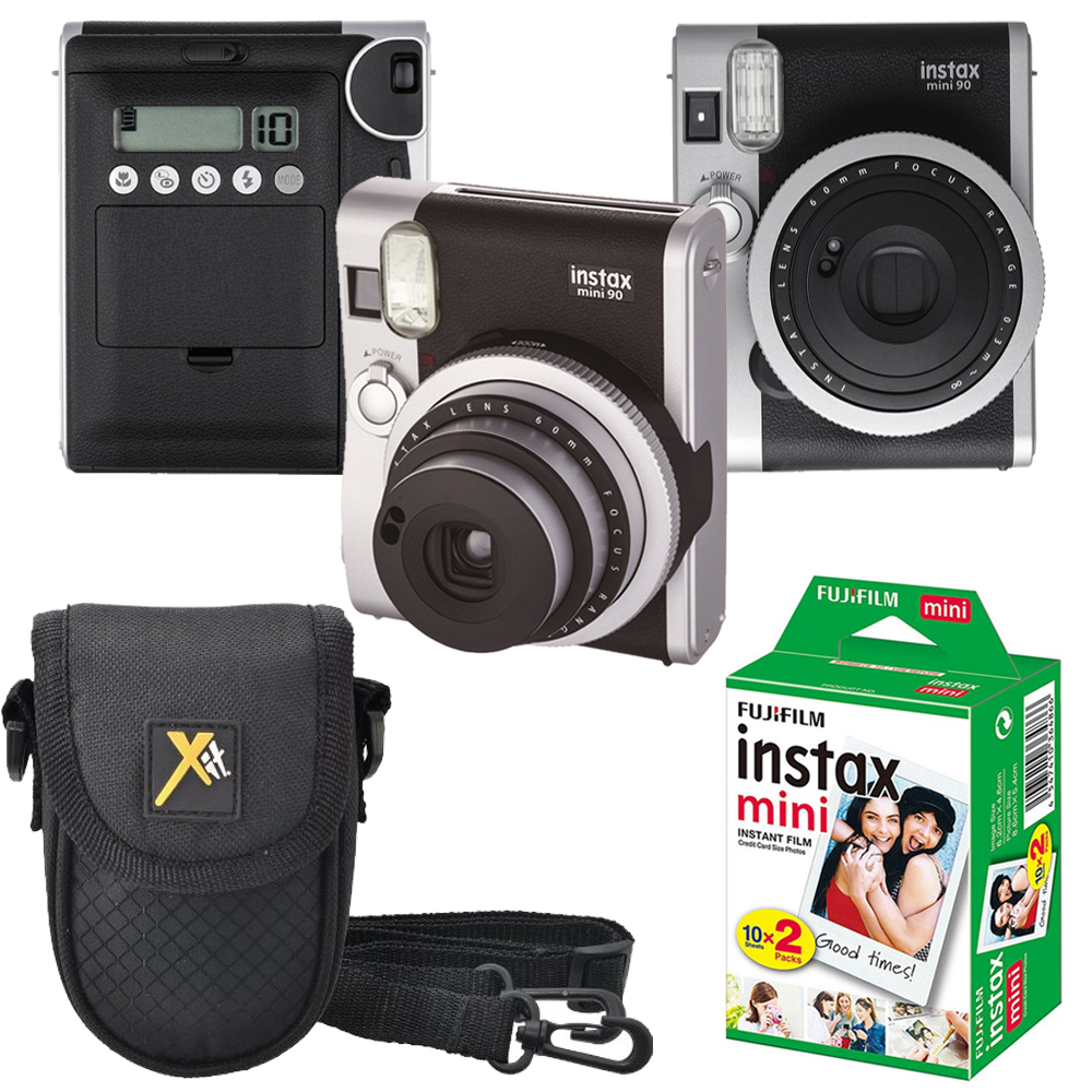 INSTAX Mini 90 Neo Classic Instant Camera (Black) + Case +Mini Film Kit *FREE SHIPPING*
