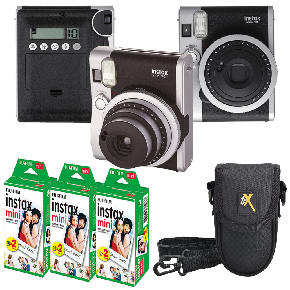 INSTAX Mini 90 Neo Instant Camera +Case +Mini Film Printer Kit-3 Pack *FREE SHIPPING*
