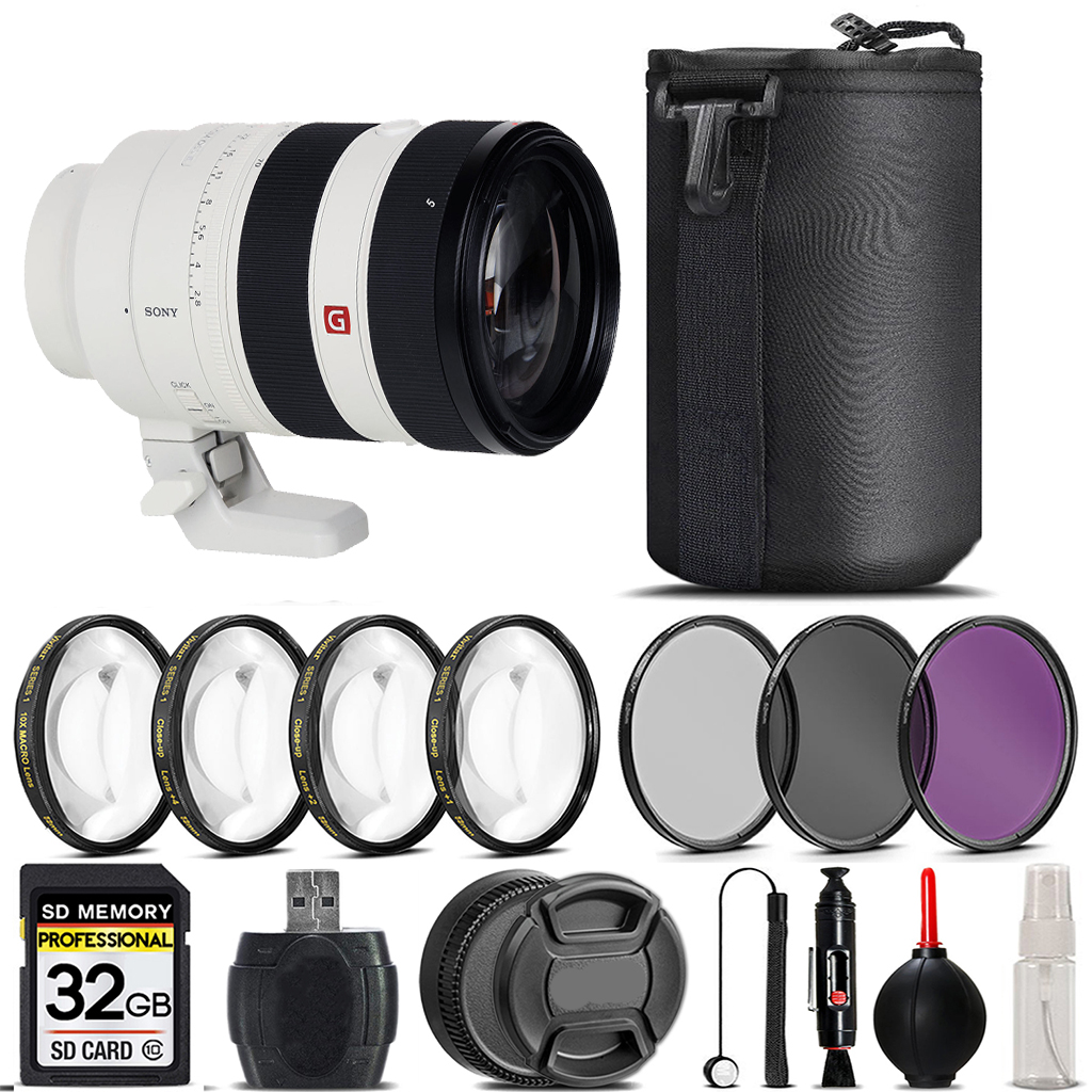 FE 70-200mm f/2.8 GM OSS II Lens +4PC Macro Kit +UV, CPL, FLD Filter -32GB *FREE SHIPPING*