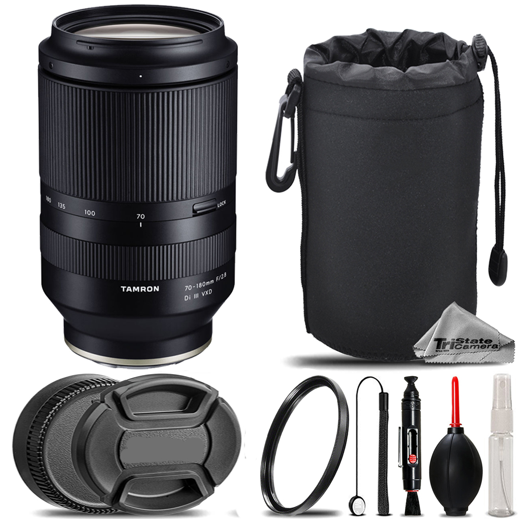 70-180mm f/2.8 Di III VXD Lens for Sony +UV Filter+ Hood +Lens Pouch-Kit *FREE SHIPPING*