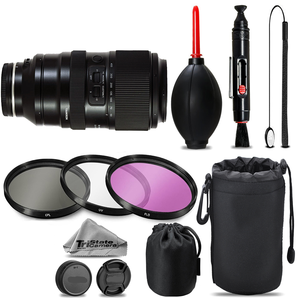 50-400mm f/4.5-6.3 III VC Lens for Sony +UV +FLD +CPL +Blower Brush- Kit *FREE SHIPPING*