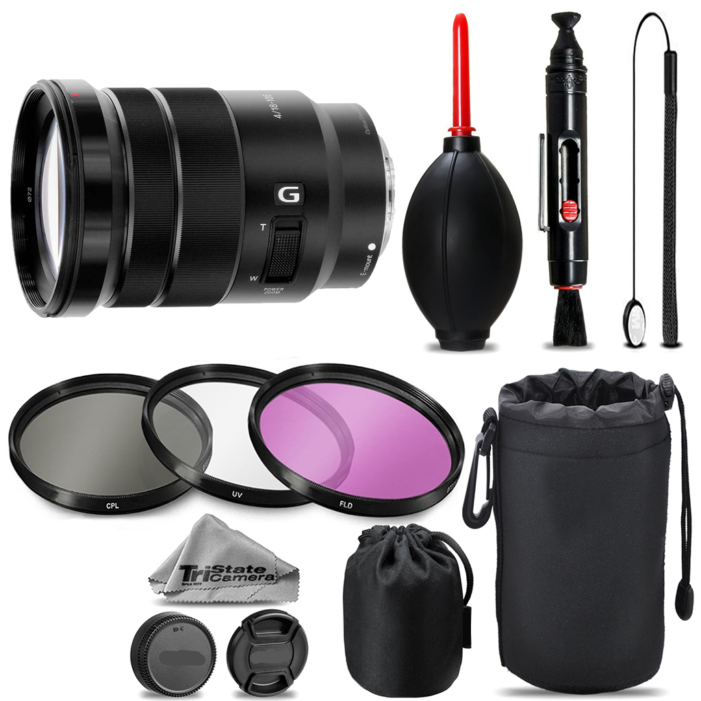 E PZ 18-105mm f/4 G OSS Lens + UV + FLD + CPL + Blower Brush +Lens Pen *FREE SHIPPING*