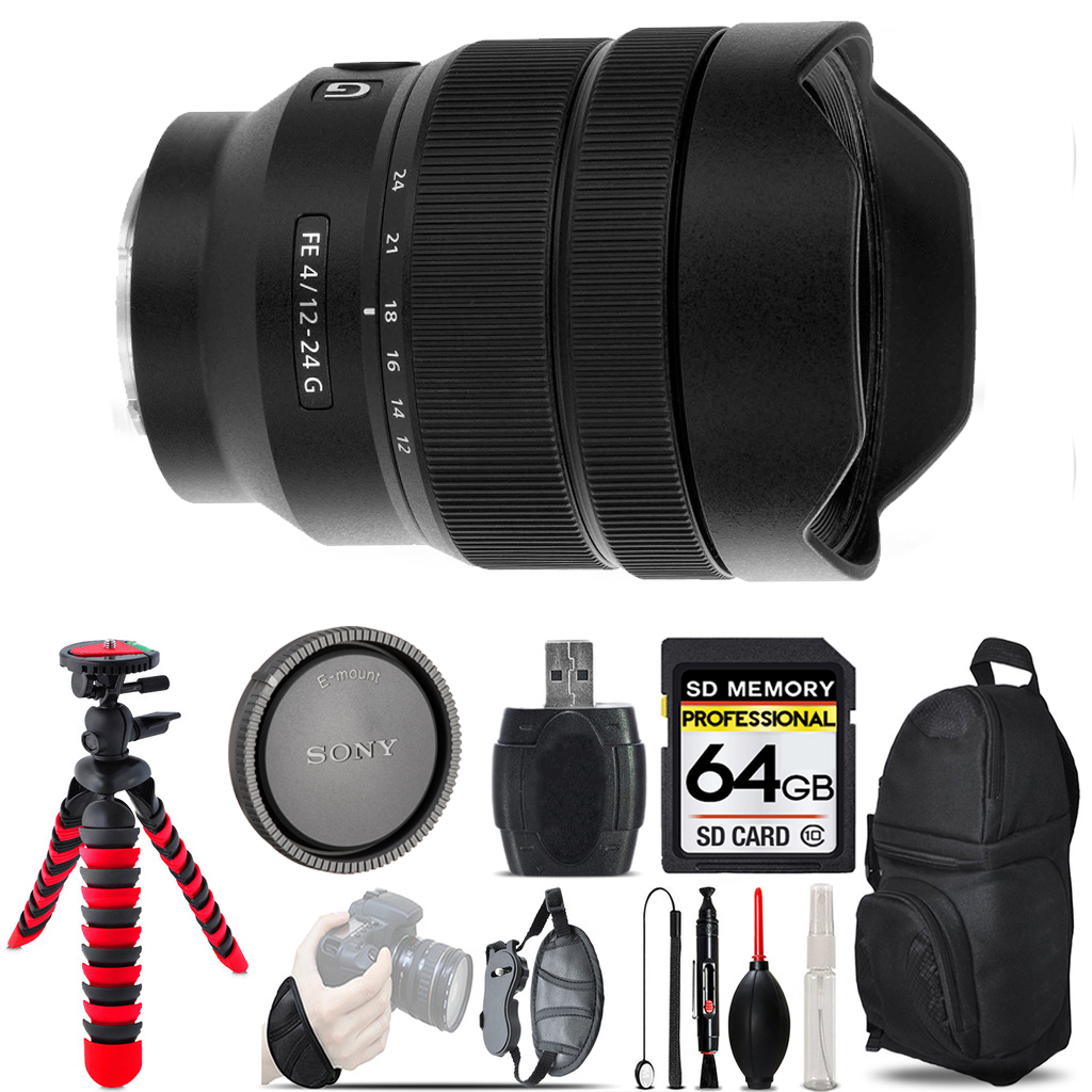 FE 12-24mm f/4 G Lens  - 64GB Special Kit *FREE SHIPPING*