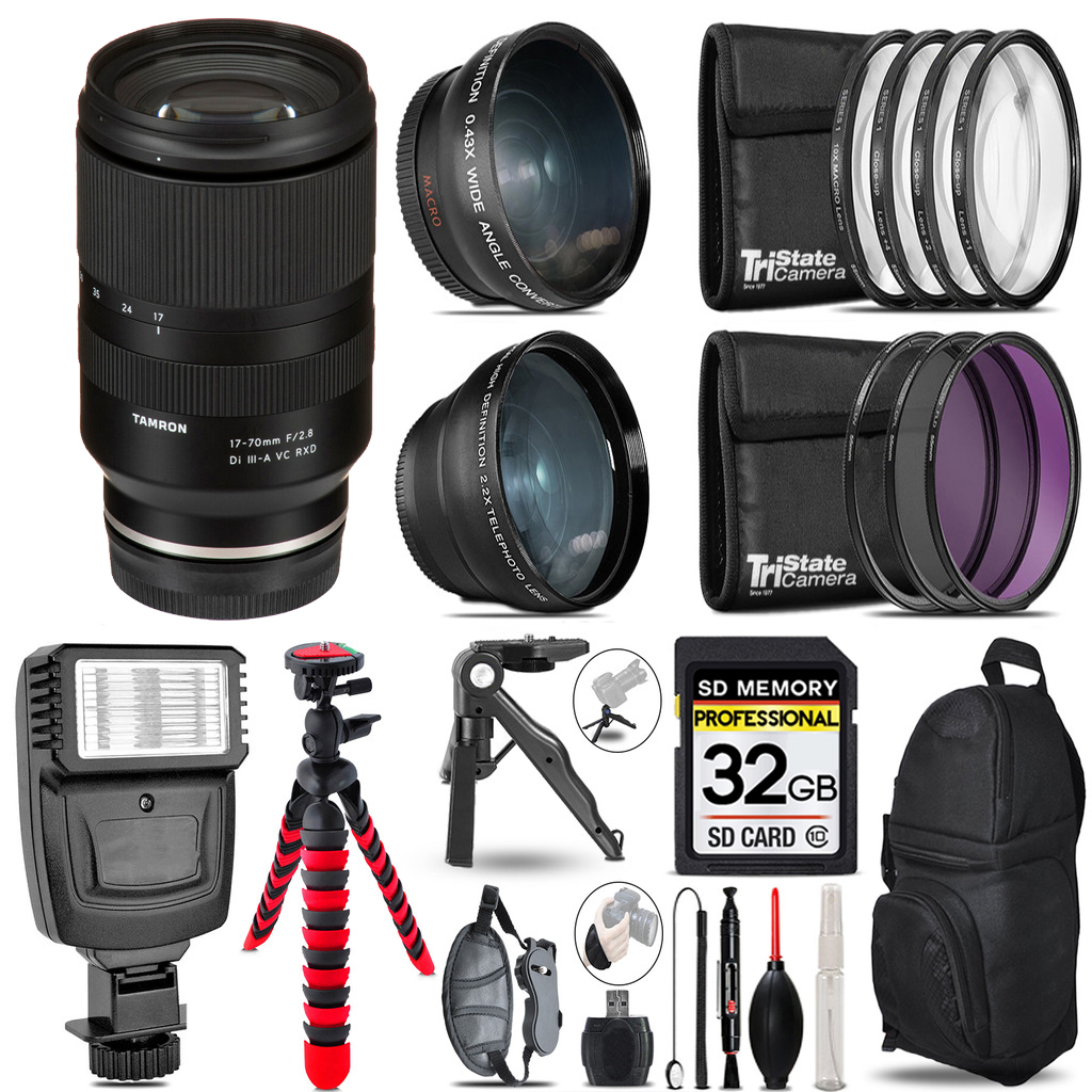 35mm f/1.4 DG HSM Art Lens for Canon EF 3 Lenses+Flash +Tripod -32GB Kit *FREE SHIPPING*