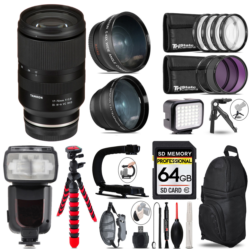 35mm f/1.4 DG HSM Art Lens for Canon EF+ LED Light +Tripod -64GB Kit *FREE SHIPPING*