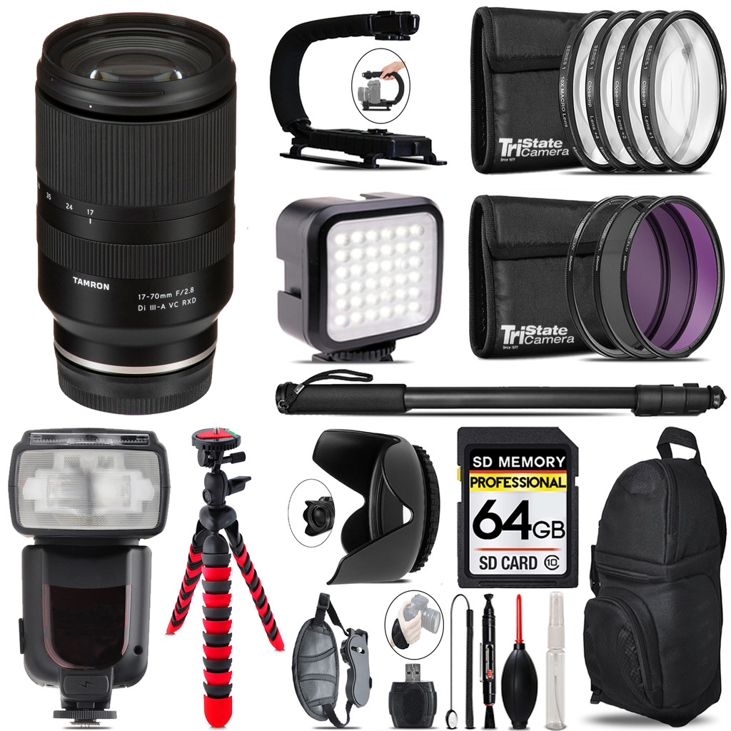35mm f/1.4 DG HSM Art Lens for Canon EF + LED Flash+ Bag -64GB Bundle *FREE SHIPPING*