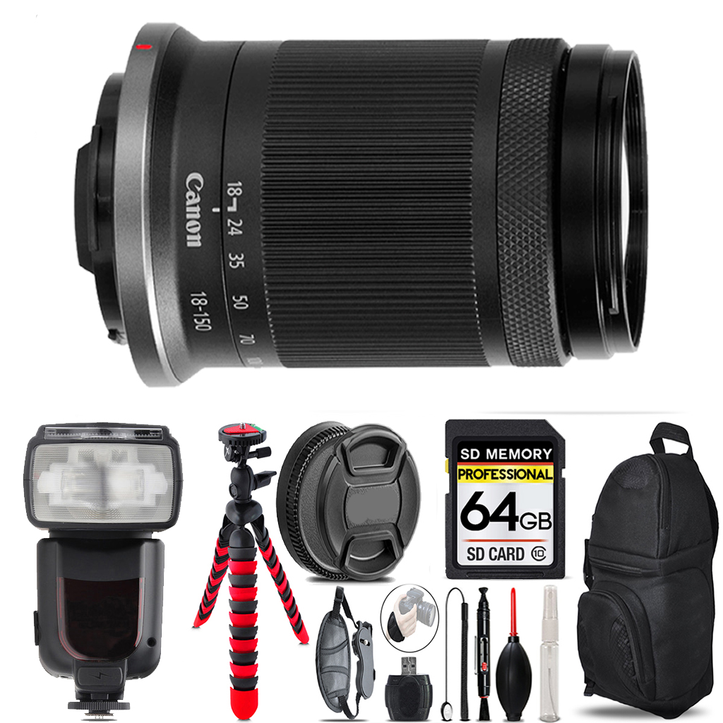 RF-S 18-150mm f/3.5-6.3 IS STM Lens + Special Bundle- 64GB Kit *FREE SHIPPING*
