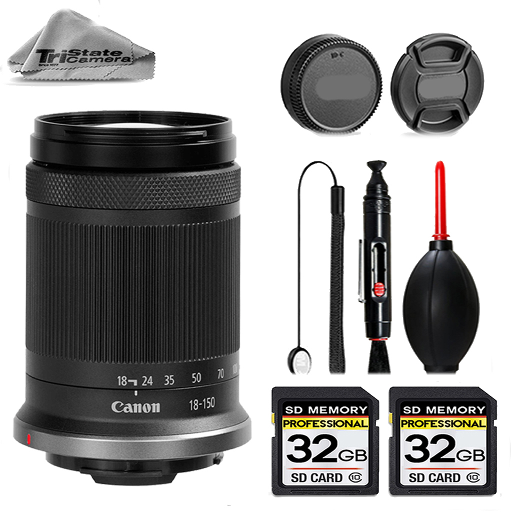 RF-S 18-150mm f/3.5-6.3 IS STM Lens  + 64GB STORAGE BUNDLE KIT *FREE SHIPPING*