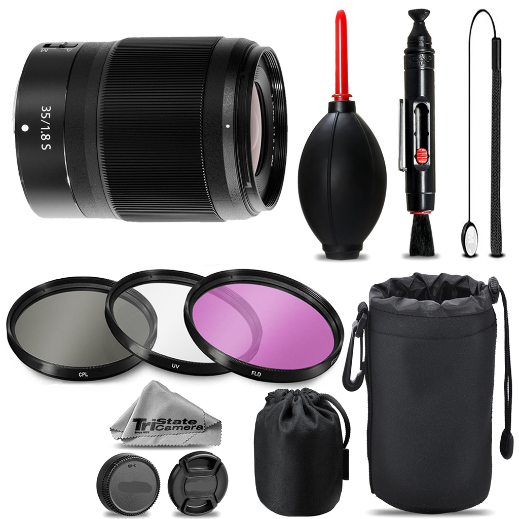 NIKKOR Z 35mm f/1.8 S Lens +UV+FLD+CPL+Blower Brush- Kit *FREE SHIPPING*