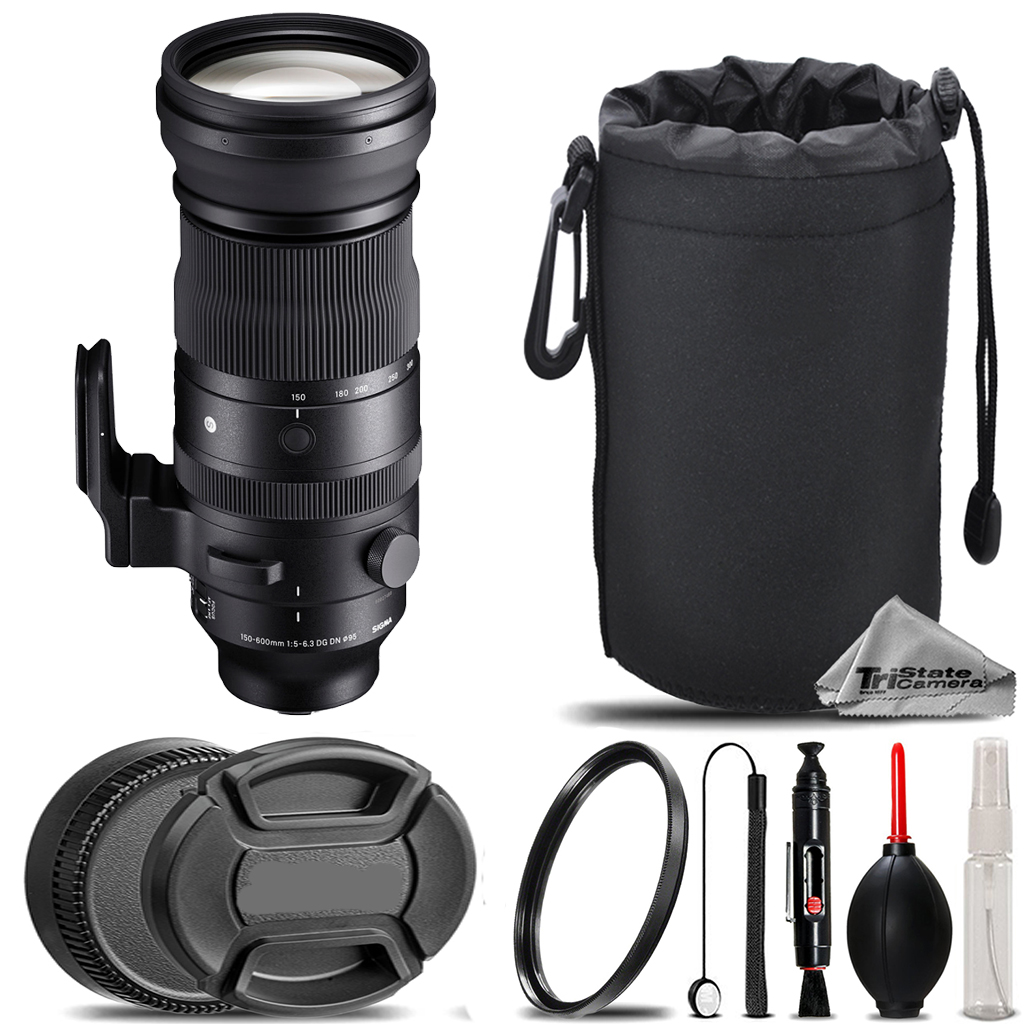 150-600mm f/5-6.3 DG DN OS Lens Sony- UV Filter+ Hood +Lens Pouch-Kit *FREE SHIPPING*