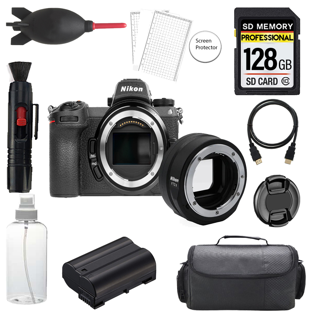 Z7 II Camera w/ FTZ II Mount Adapter+128GB+Bag+ Screen Protector-Basic Kit *FREE SHIPPING*