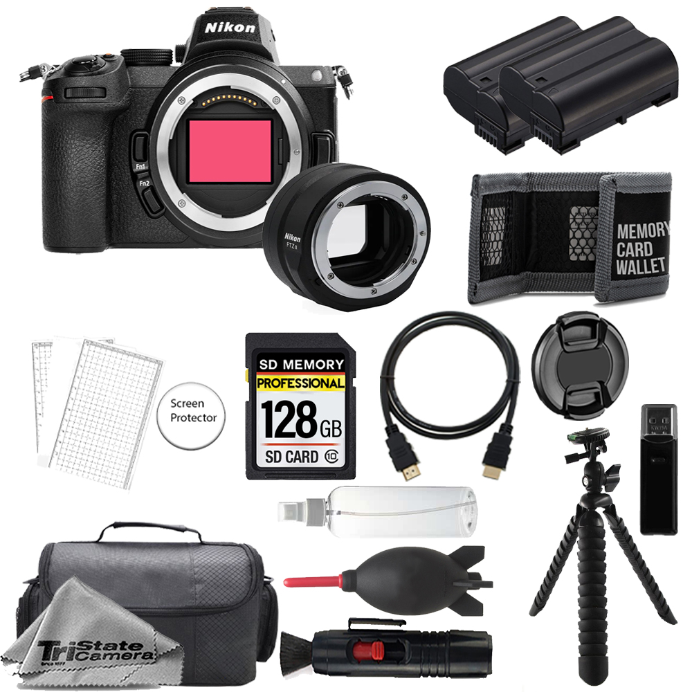 Z5 Camera w/ FTZ II Mount Adapter+128GB+Extra Battery+Tripod-Accessory Kit *FREE SHIPPING*